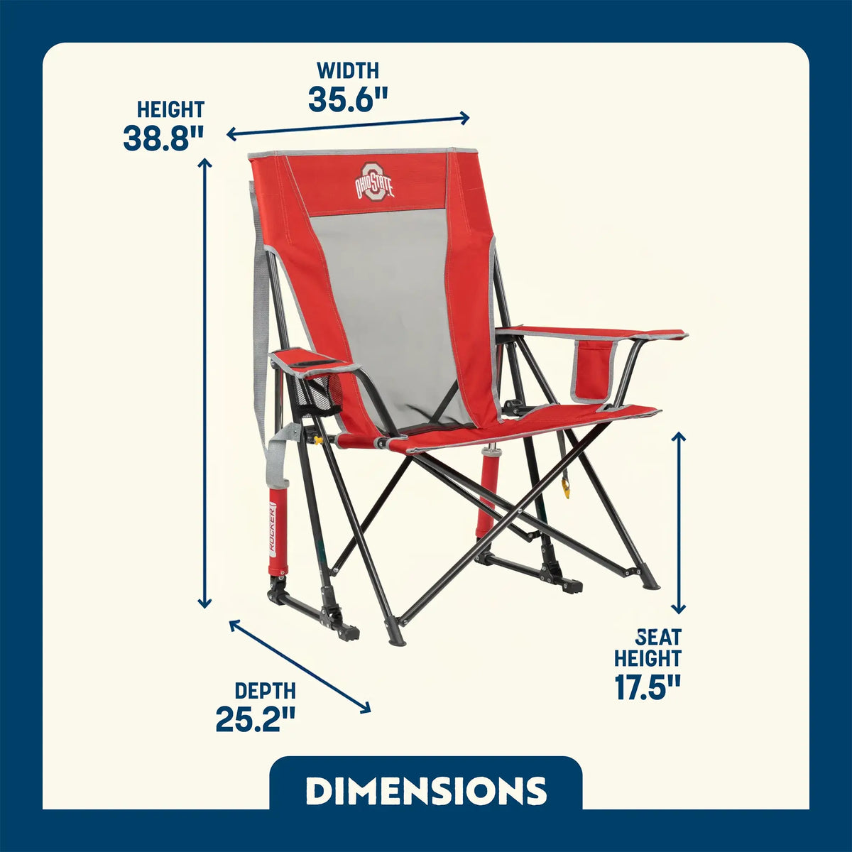 Comfort Pro Rocker™ - Ohio State Buckeyes